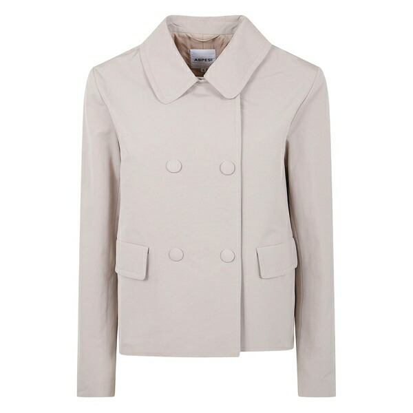 アスペジ レディース 上衣＆上衣 アウター Double-breasted blazer Neutrals