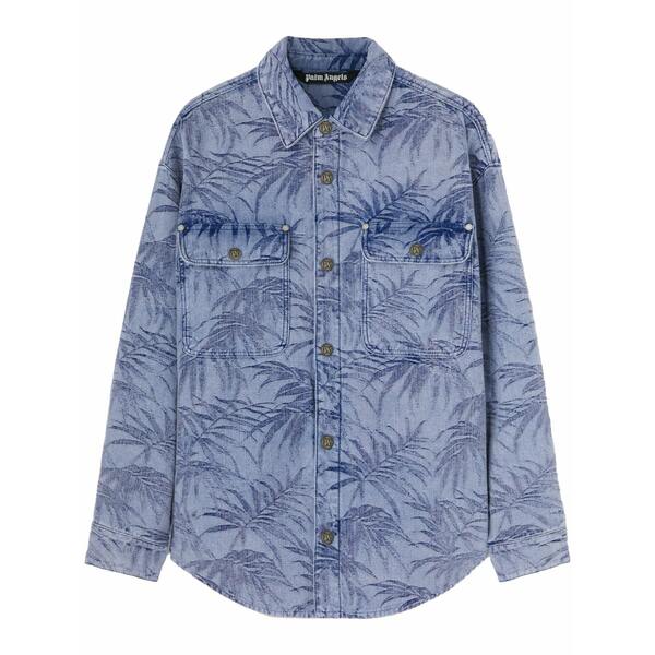 パーム・エンジェルス メンズ ジャケット&ブルゾン アウター Palms denim shirt Blue|asty