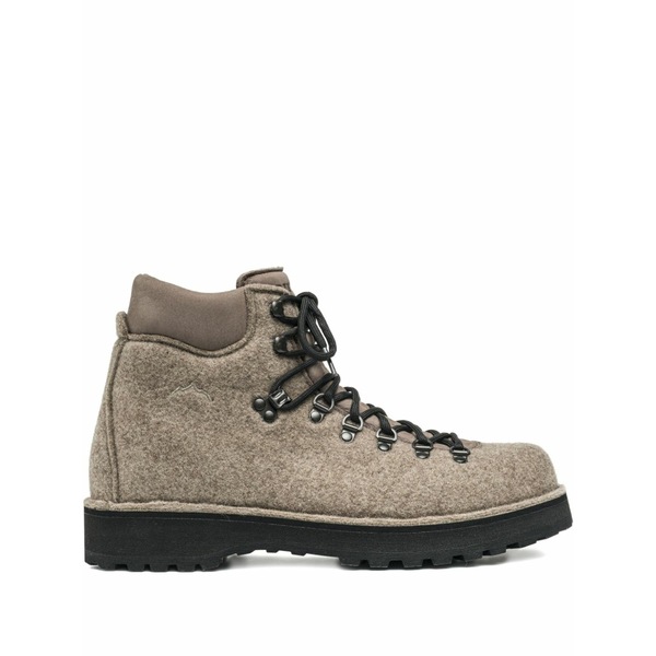ディエム メンズ ブーツ シューズ Felt lace-up boots Neutrals