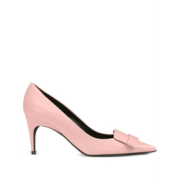 セルジオロッシ レディース パンプス シューズ Leather pointed-toe pumps Pink