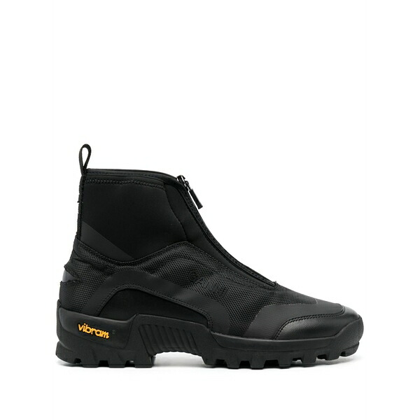 ガニー レディース スニーカー シューズ High-top zip-up sneakers Black