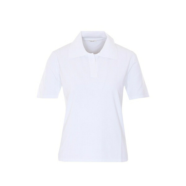 ロベルトコリーナ レディース スポーツシャツ トップス Classic collar polo shirt White