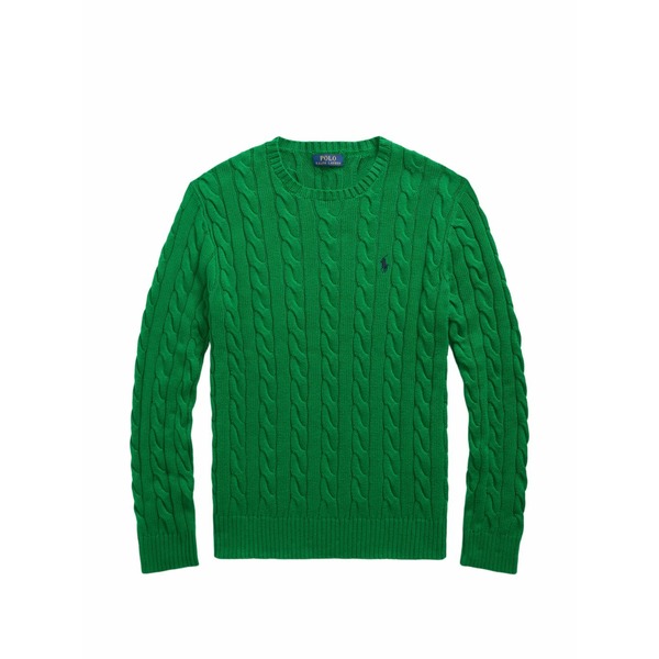 ラルフローレン メンズ ニット&セーター アウター Cable-knit sweater Green｜asty