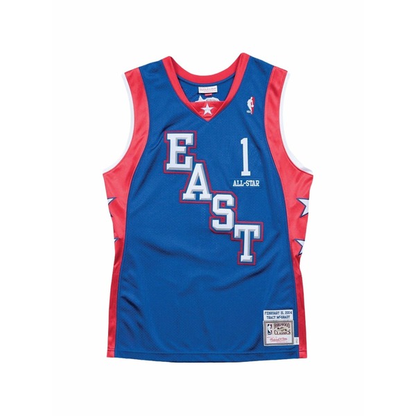 ミッチェル\u0026ネス メンズ プルオーバー トップス X nba all-star east 2004 tracy mcgrady top Blue