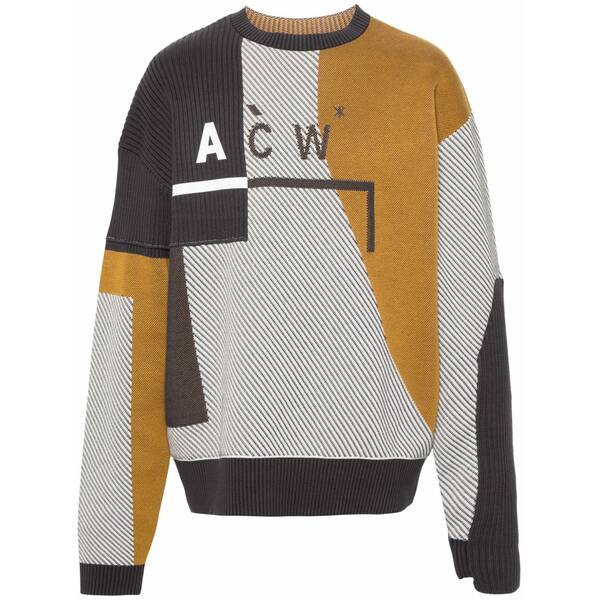 アコールドウォール メンズ 編み物\u0026プルオーバー アウター Geometric-intarsia \