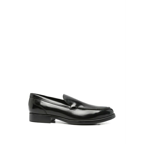 ハラ鵞鳥 メンズ スリッポン・ローファー シューズ Brain loafers Black
