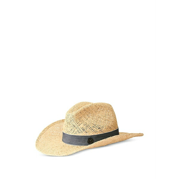 メゾンミッシェル  レディース 鳥打ち帽 付属物 Austin logo-plaque hat Neutrals
