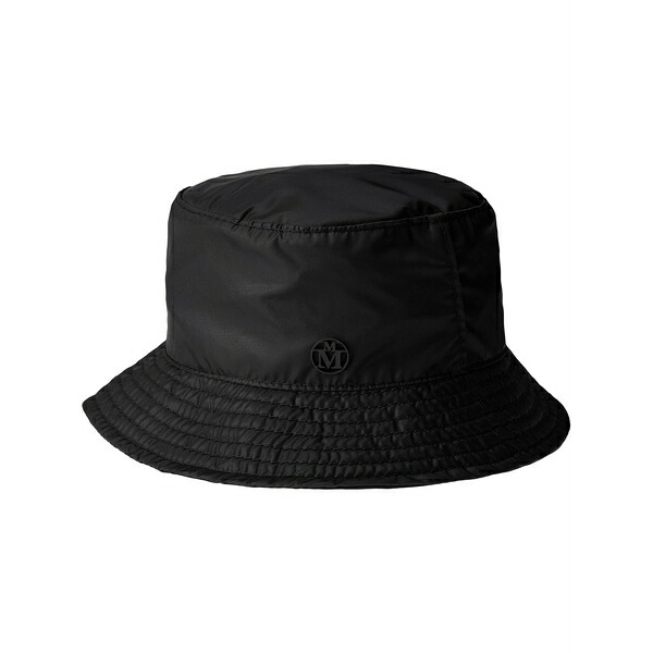 メゾンミッシェル  レディース 鳥打ち帽 付属物 Jason foldable bucket hat Black