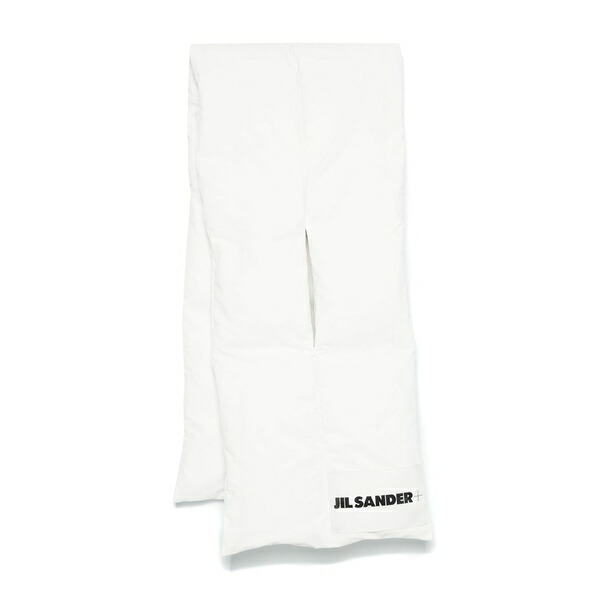 ジル・サンダー レディース 消音装置・袈裟・えり巻き 佩び物 Padded scarf White