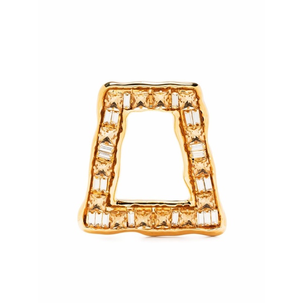 マルニ レディース ピアス&イヤリング アクセサリー Crystal-embellished single earring Gold|asty