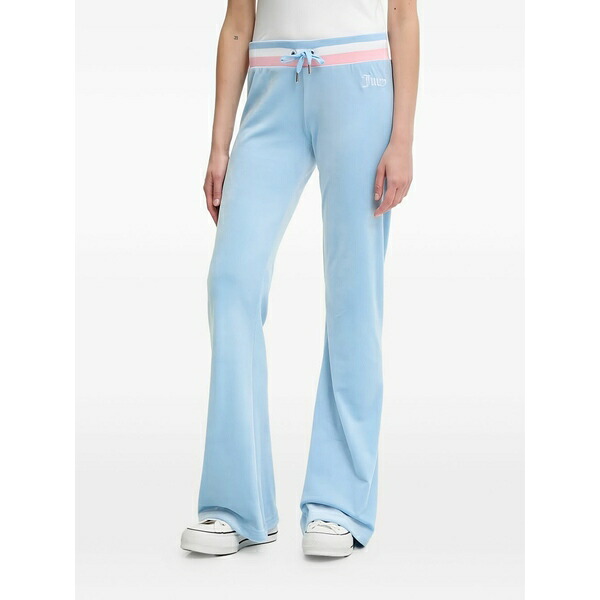ジューシークチュール レディース カジュアルパンツ ボトムス Drawstring waistband trousers Blue|asty