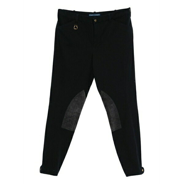 ラルフローレン レディース 心地好いズボン下 ボトムス Knee-patch pants Black