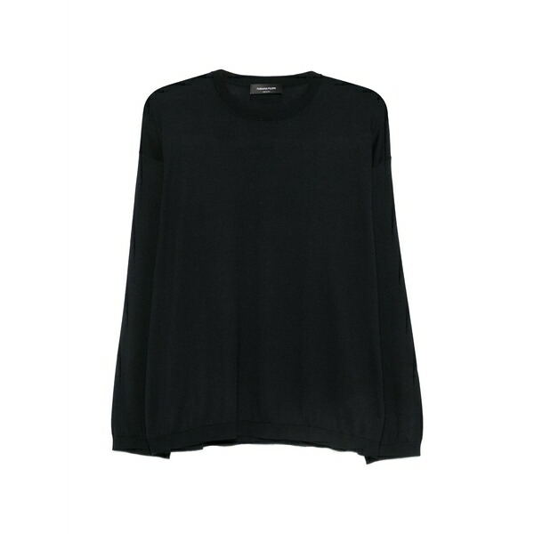ファビアナ フィリッピ レディース 編み物\u0026ティーシャツ アウター Crew-neck sweater Blue