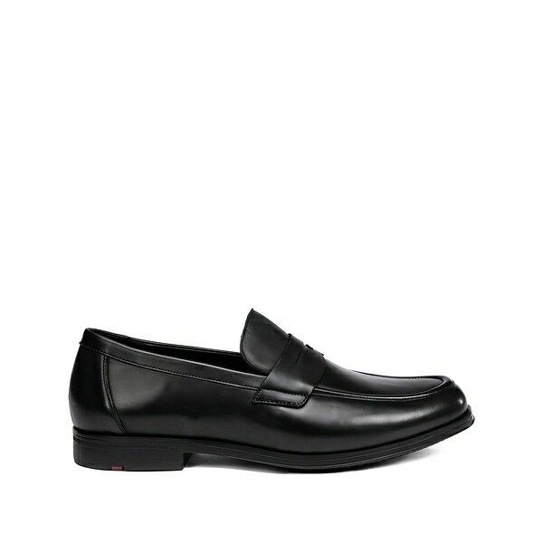 ロイド メンズ スリッポン・ローファー シューズ Kairo leather slip-on loafers Black