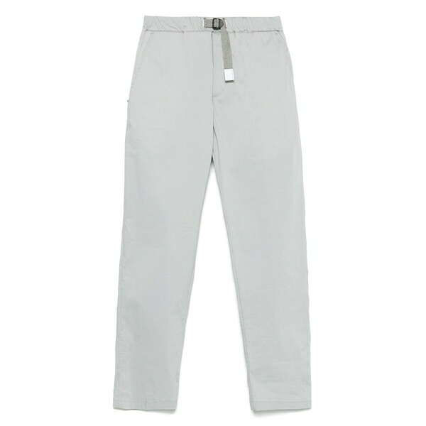 白いこと真砂 メンズ 心地好いズボン下 ボトムス Belted chino trousers Grey