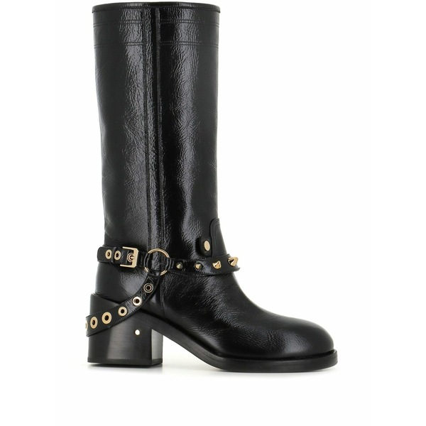 ローレンス ディケイド レディース ブーツ シューズ 70粍 stud-detail boots Black