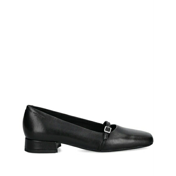 流れ者 レディース パンプス シューズ Buckle-strap pumps Black
