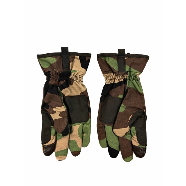ラルフローレン メンズ グローブ 付属物 Camouflage canvas gloves Brown