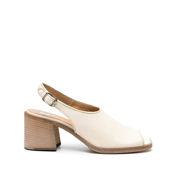 モマ レディース サンダル シューズ Square-toe slingback sandals Neutrals