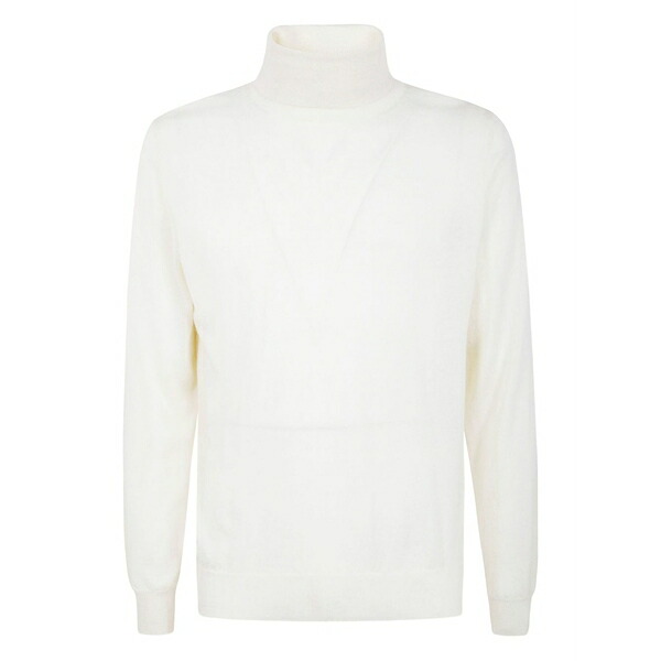 フィリッポ デ ラウレンティス メンズ ニット\u0026セーター アウター Turtleneck wool sweater White