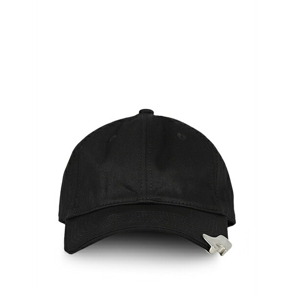 ヴェトモン メンズ 鳥打ち帽 付属物 Bottle-opener baseball cap hat Black