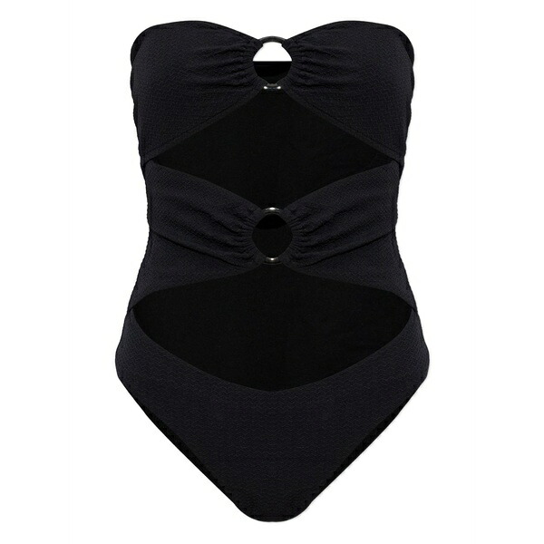 メリッサ オダバッシュ レディース ワンピース トップス Alicante ring-detail swimsuit Black|asty
