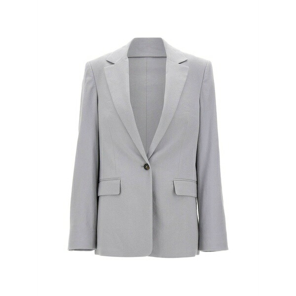 ヴィンス レディース 上衣＆上衣 アウター Flap-pocket button blazer Grey