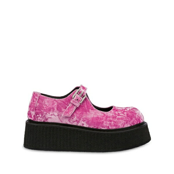 モスキーノ レディース スリッポン・ローファー シューズ Velvet loafers Pink｜asty
