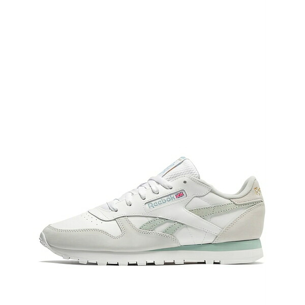 リーボック レディース スニーカー シューズ Classic leather wmns "white seaside grey" trainers White|asty