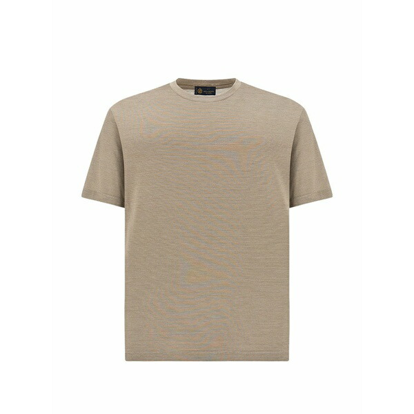 ポールアンドシャーク メンズ プルオーバー トップス Micro-stripe t-shirt Neutrals