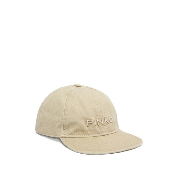 ピンコ レディース かぶり笠 付属品 Lettering cap Neutrals