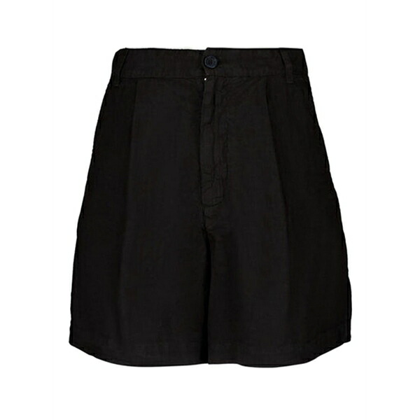 １２０％リノ レディース カジュアルパンツ ボトムス Pleated pocket shorts Black