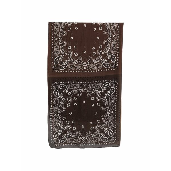 デスティン レディース えり巻き・袈裟・えり巻き 添え物 Bandana-print scarf Brown