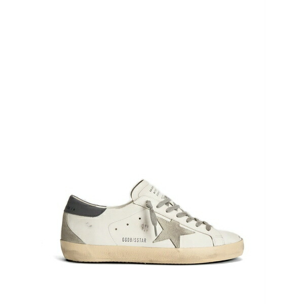 ゴールデングース メンズ スニーカー シューズ Super-star distressed sneakers Neutrals|asty