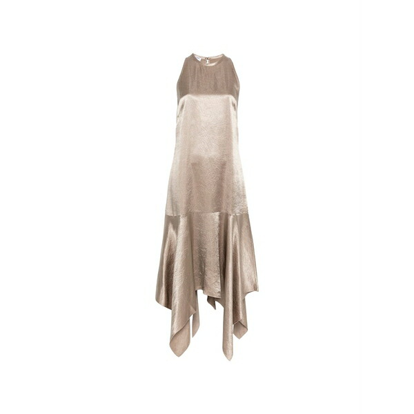 フィリッパコー レディース ワンピース トップス Asymmetrical flounce dress Neutrals｜asty