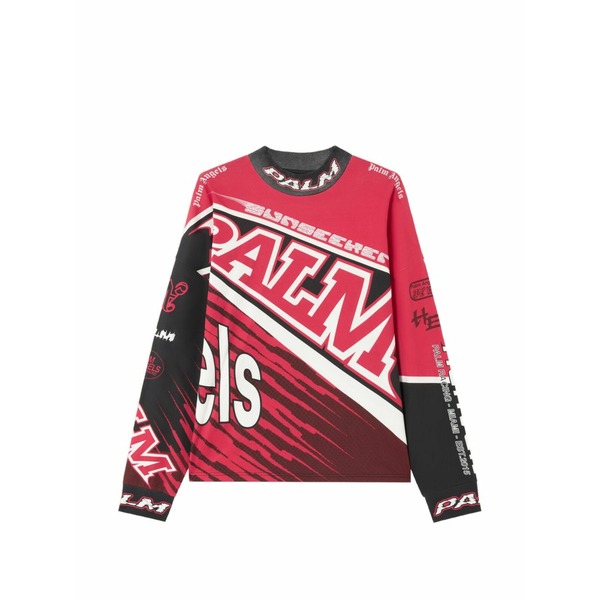 パーム・エンジェルス メンズ Tシャツ トップス Graphic long-sleeve t-shirt Red｜asty