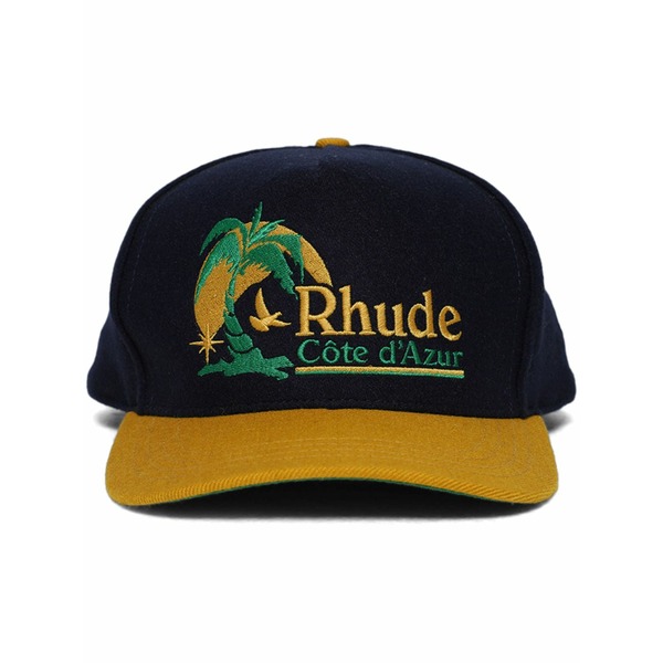 ルード メンズ 鳥打ち帽 付属物 Azur coast cotton cap Blue
