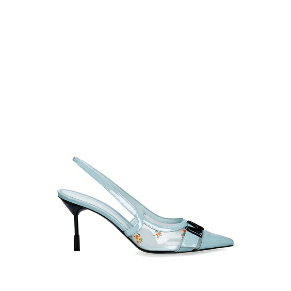 エムエスジイエム レディース パンプス シューズ Floral buckle pumps Blue