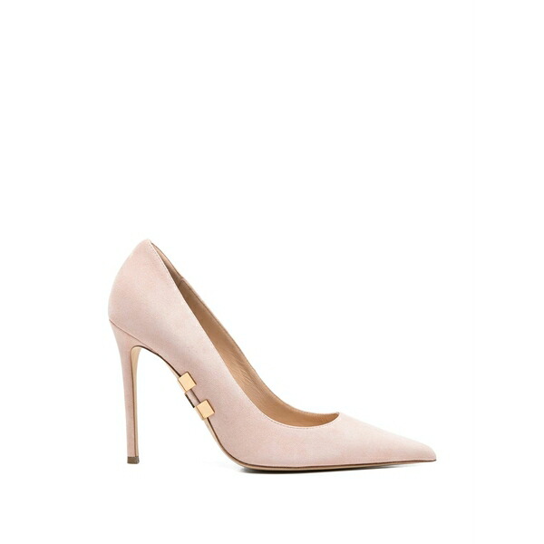 エリザベスフランキ レディース パンプス シューズ Metal-logo pumps Pink