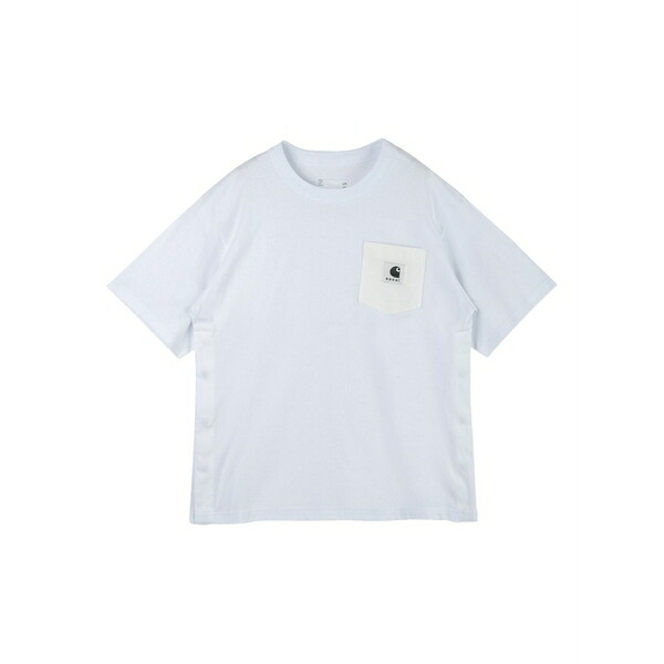 サカイ メンズ プルオーバー トップス Xcarhartt wip pocket-chest t-shirt White