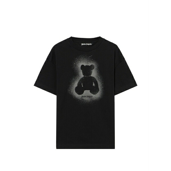 パーム・エンジェルス メンズ プルオーバー トップス Spray bear graphic t-shirt Black