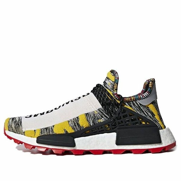 adidas アディダス メンズ スニーカー 【adidas x Pharrell NMD 'Yellow Black White Red' BB9527】 サイズ US_11.5(29.5cm)|asty