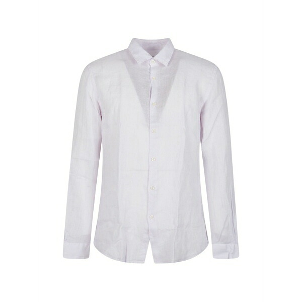 アルテア メンズ プルオーバー トップス Linen shirt Purple