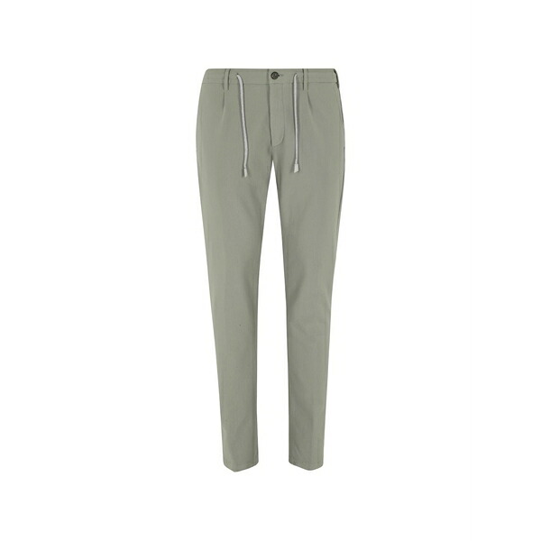 イレブンティ メンズ カジュアルパンツ ボトムス Drawstring-waist trousers Green｜asty