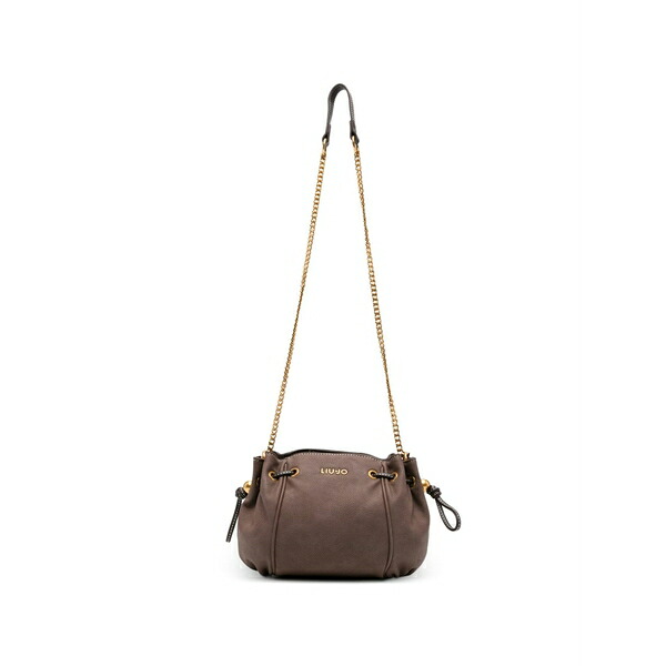 リュージョー レディース ショルダーバッグ バッグ Drawstring-detail shoulder bag Brown|asty