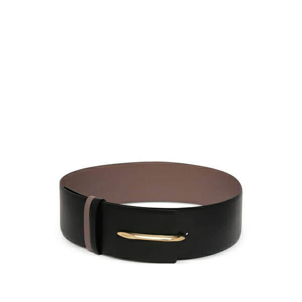 ジバンシー レディース ベルト アクセサリー Leather belt Black｜asty
