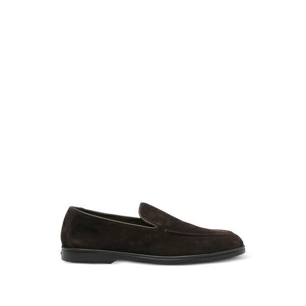 ドンカルズ メンズ スリッポン・ローファー シューズ Almond-toe loafers Brown|asty