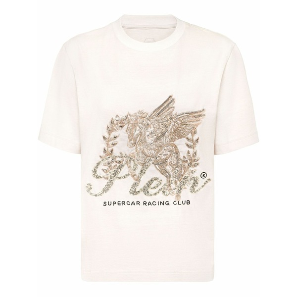 フィリップ飾り気のない レディース ティーシャツ トップス Unicorn t-shirt White