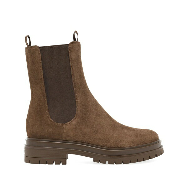 ジャンヴィト ロッシ レディース ブーツ シューズ Chester elasticated-panels boots Brown