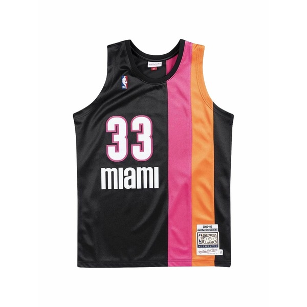 ミッチェル\u0026ネス メンズ プルオーバー トップス X nba alonzo mourning 2005-06 miami heat alternate top Black